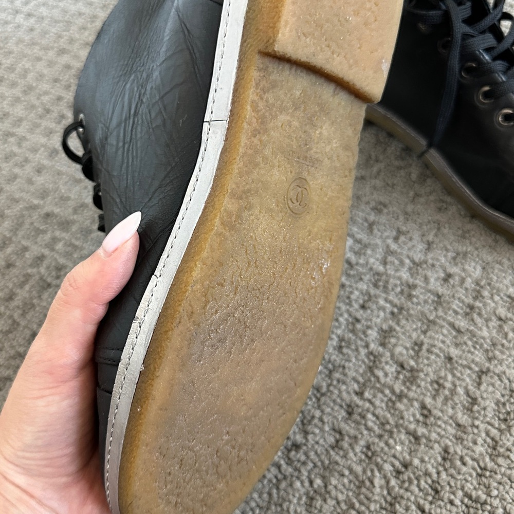 Chanel lace-up boots - Picture 5 of 5